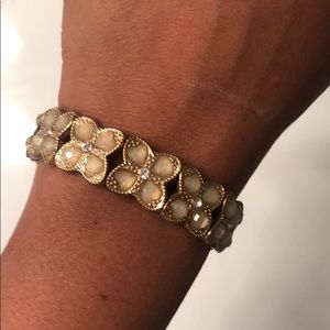 Gold “rhinestone” bracelet